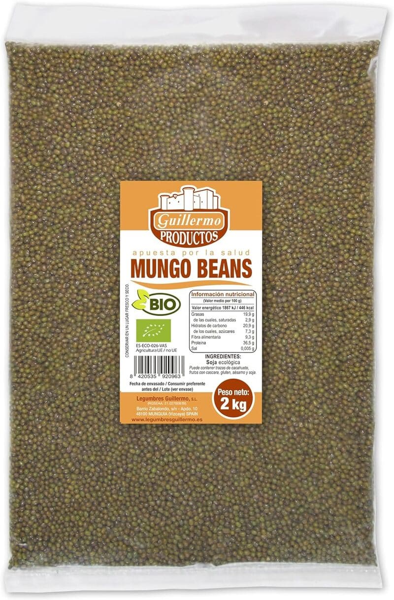 Judía Mungo O Soja Verde Bio - 2 Kg, Bolsa_0