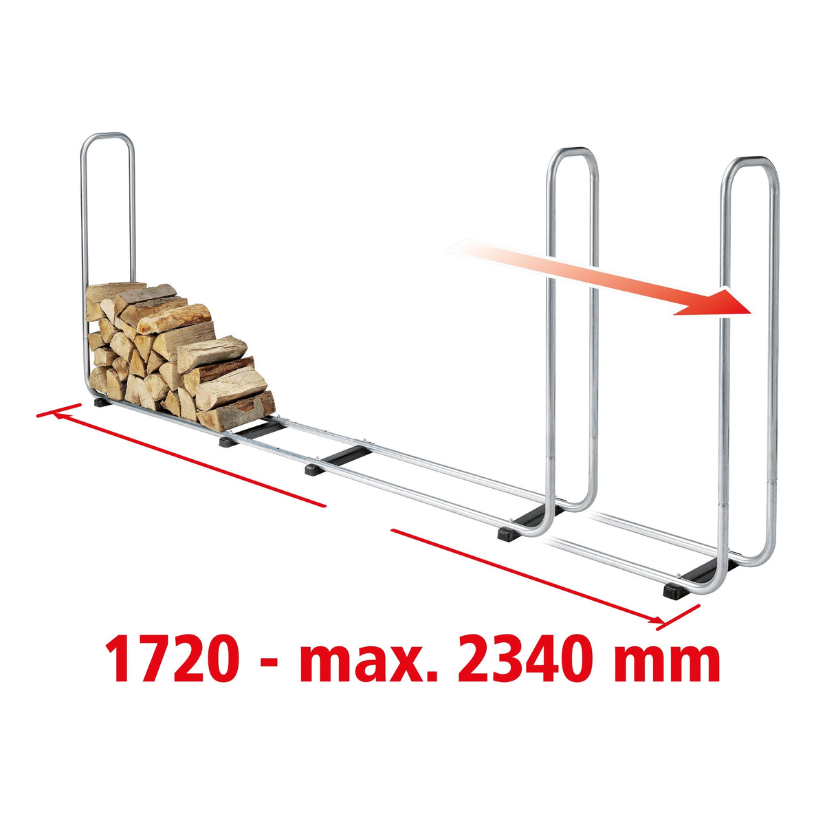 Soporte para Almacenar Leña Ajustable
