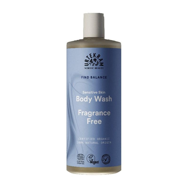 Gel de baño sin fragancia Urtekram 200 ml