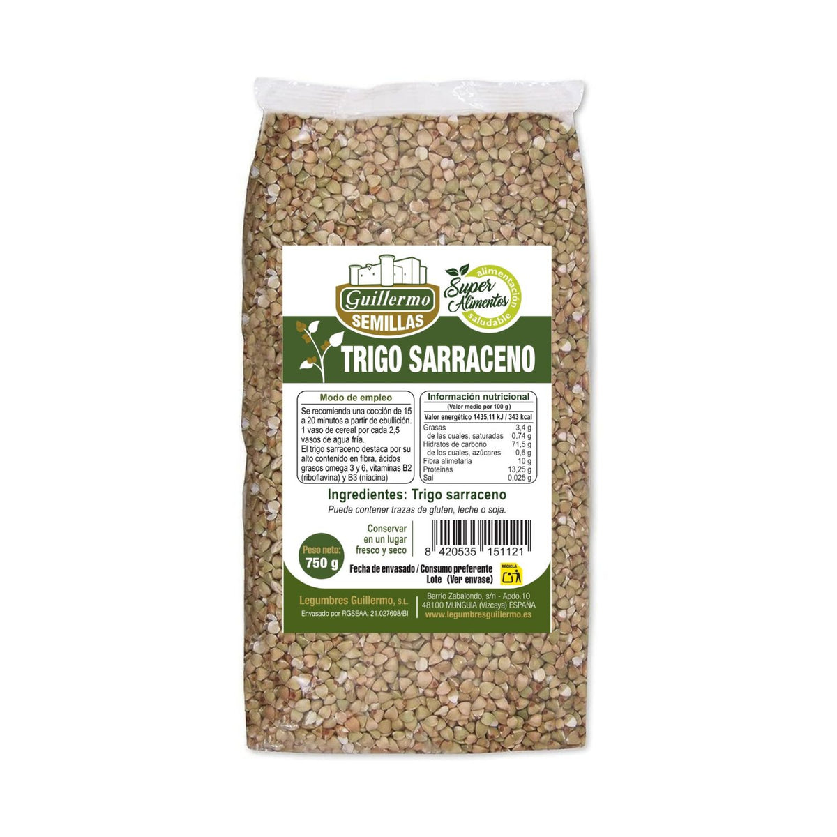 Trigo Sarraceno - 750 G, Paquete_0