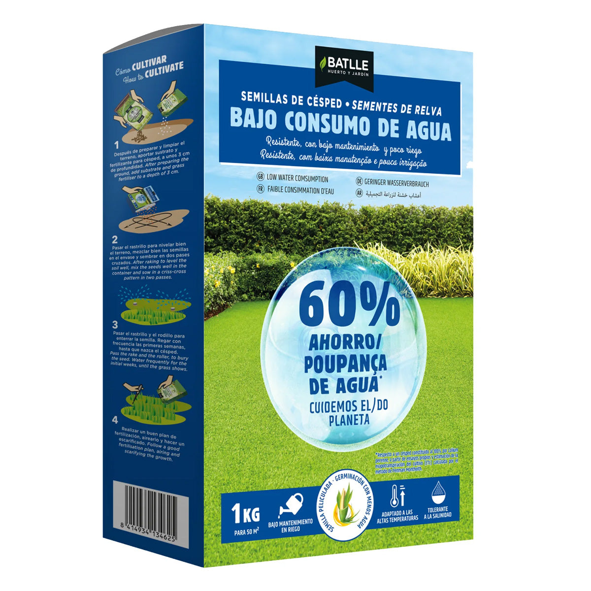 Semillas césped ahorro de agua Batlle 1 Kg
