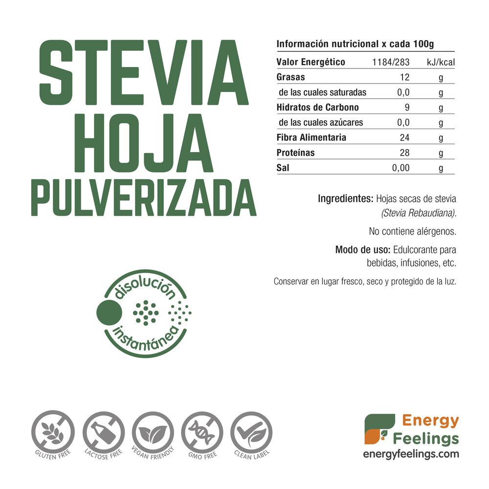 ESTEVIA hoja pulverizada Doypack 100 g