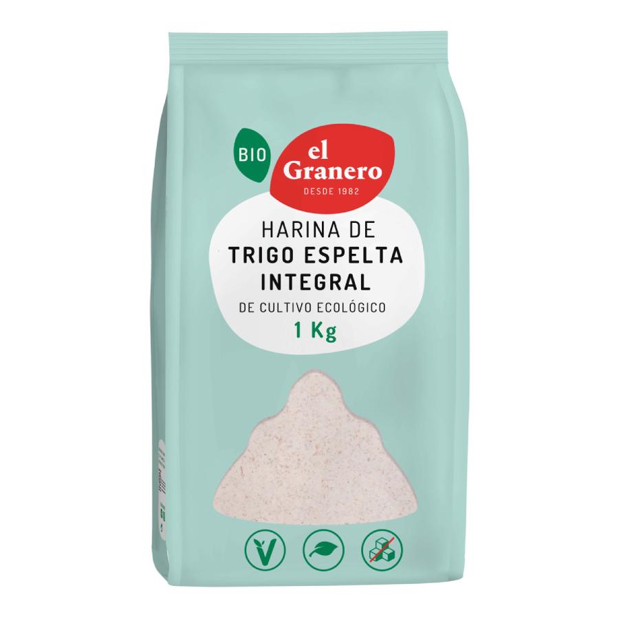 Pack 2x Harina de Trigo Espelta Integral Bio El Granero 1kg