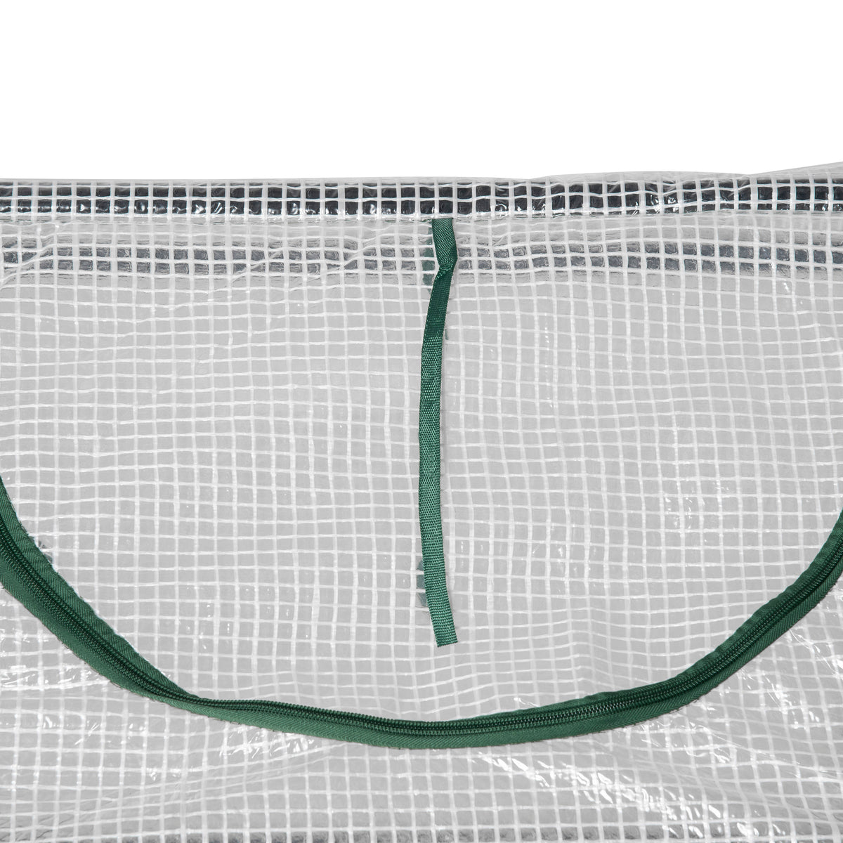 Invernadero De Terraza Outsunny Acero, Pe Blanco 120x60x60 Cm_5