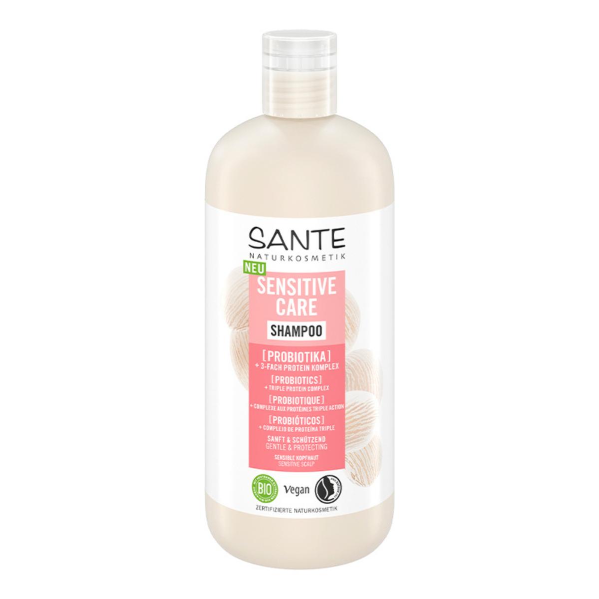Champú cuidado sensitive probioticos, Sante 500 ml