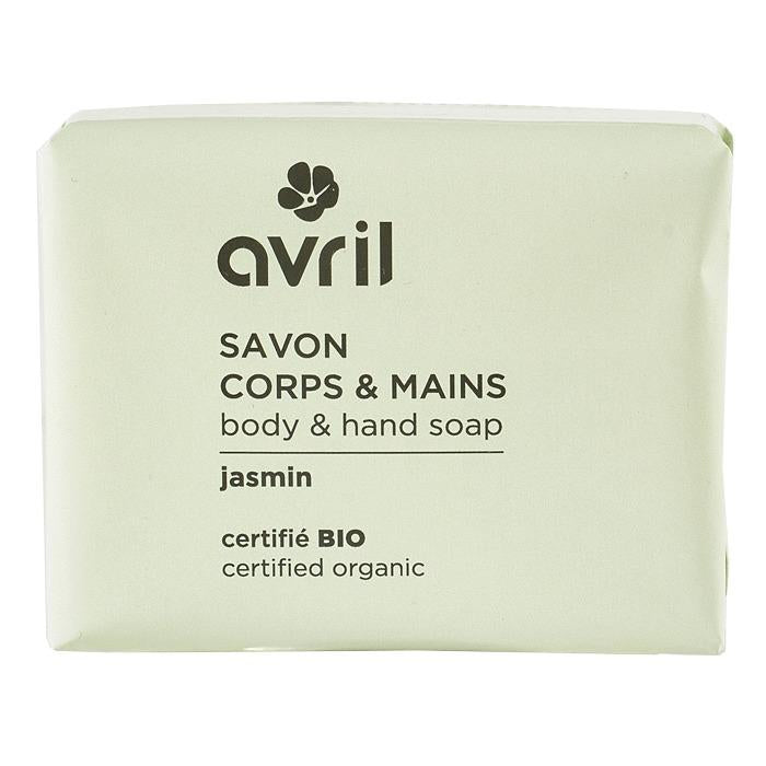 Jabón de manos y cuerpo de jazmín Avril 100g