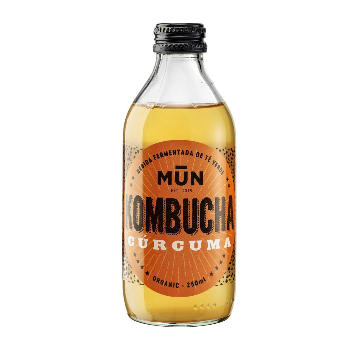 Kombucha Curcuma Naranja Mun 250 ml