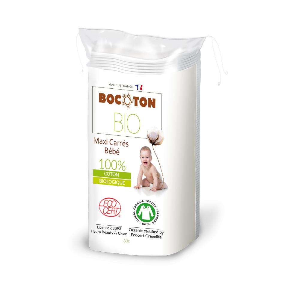 Pack 12x Algodón bebé Maxi Bocoton 60 uds