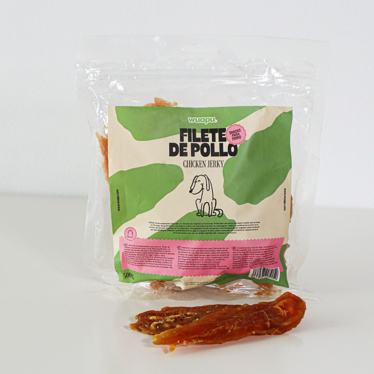 Snack Natural Para Perro Filete De Pollo Desecadas Wuapu 500gr_4
