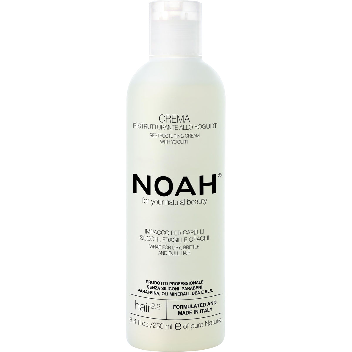 Crema reestructurante con yogur 2.2 Noah 250 ml