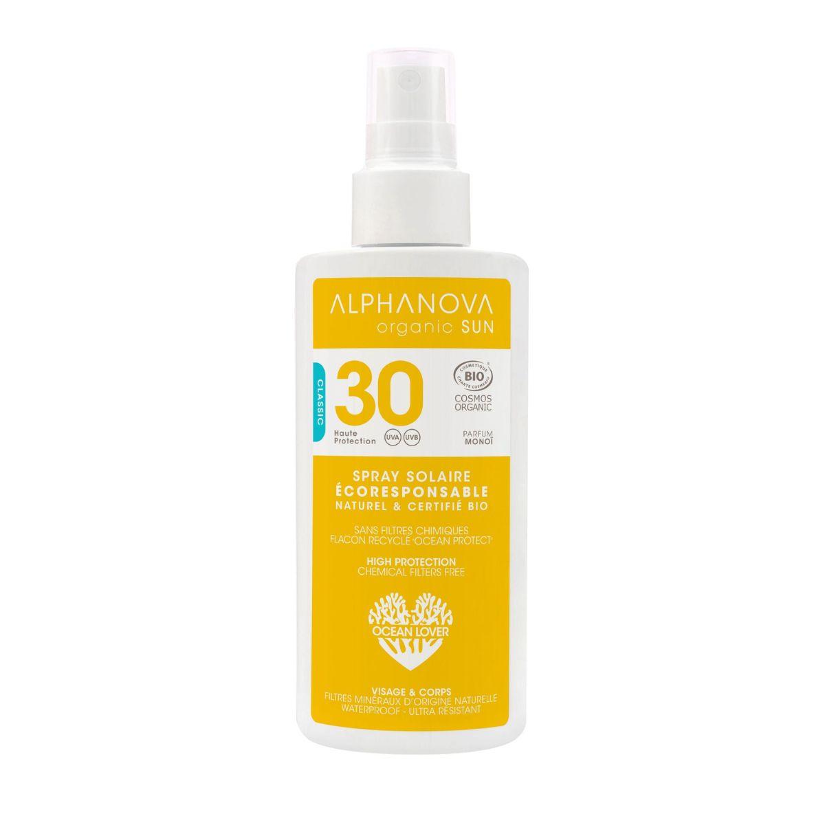 Solar SPF30 spray Alphanova 125gr. Bio