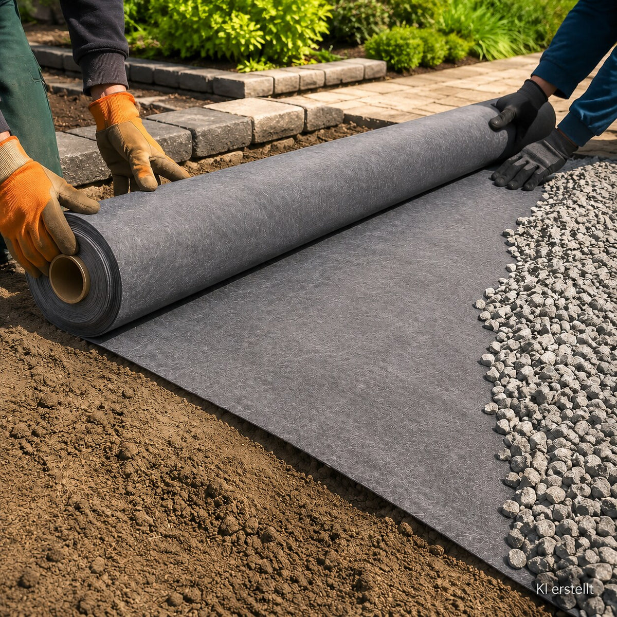 Geotextil Gris 120 G/m² 375 M² × 1,5 M Drenaje, Filtración, Separación Y Protección Para Jardín Y Pavimento_5