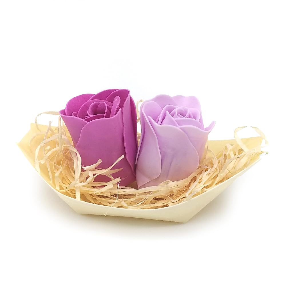 10 Barcas Con Flores Para Regalo Invitados (lavanda) - Rosas De Jabón Para Baño Aromático. Detalle Original Para Eventos_5