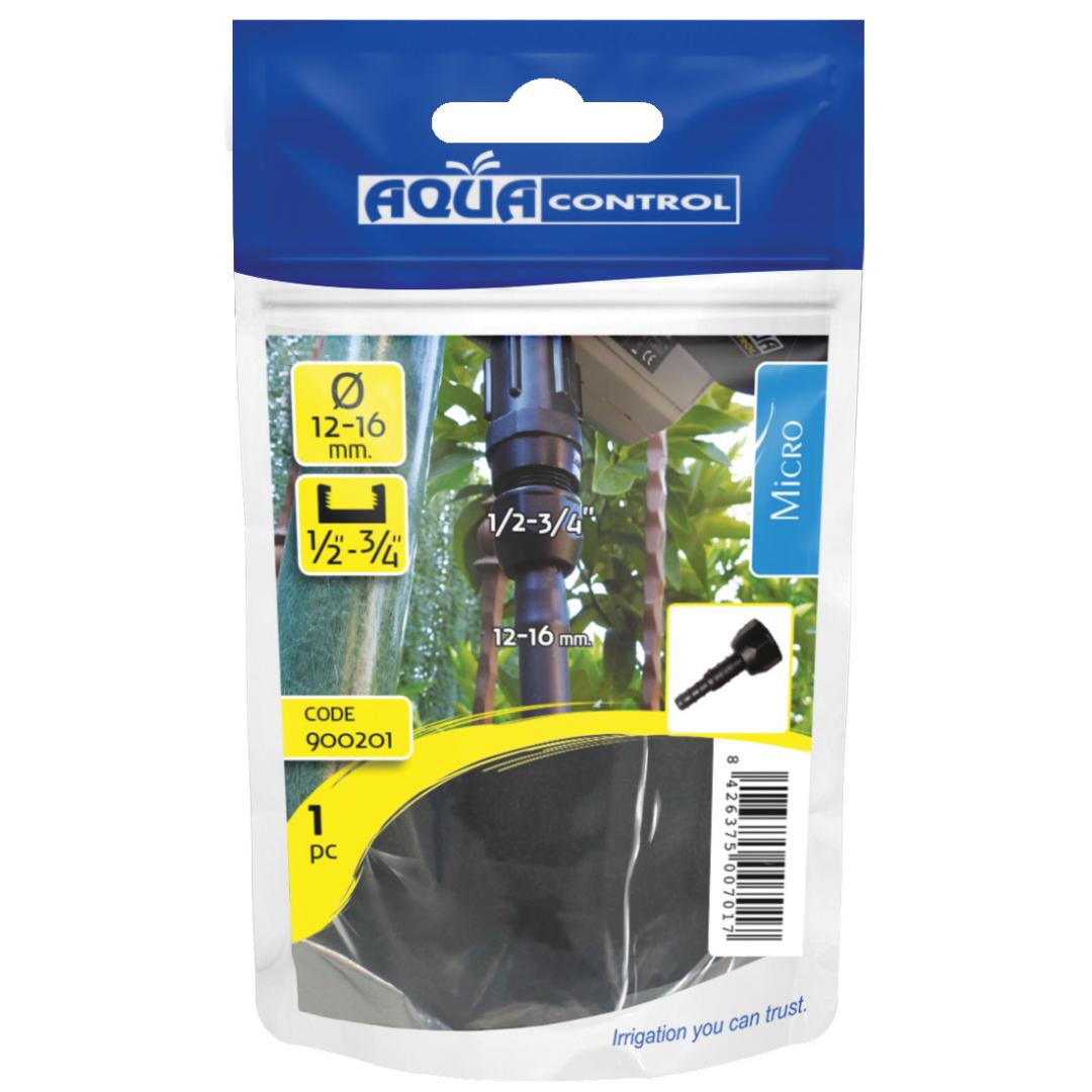 Adaptador Rosca Hembra Aqua Control 3/4" x 16 mm