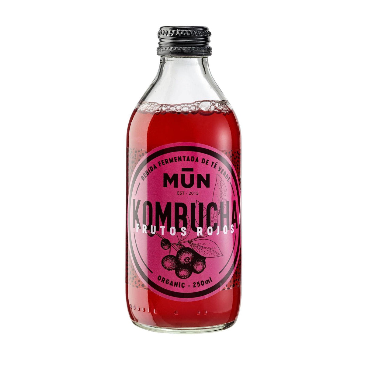 Kombucha Frutos Rojos ECO Mun 250 ml
