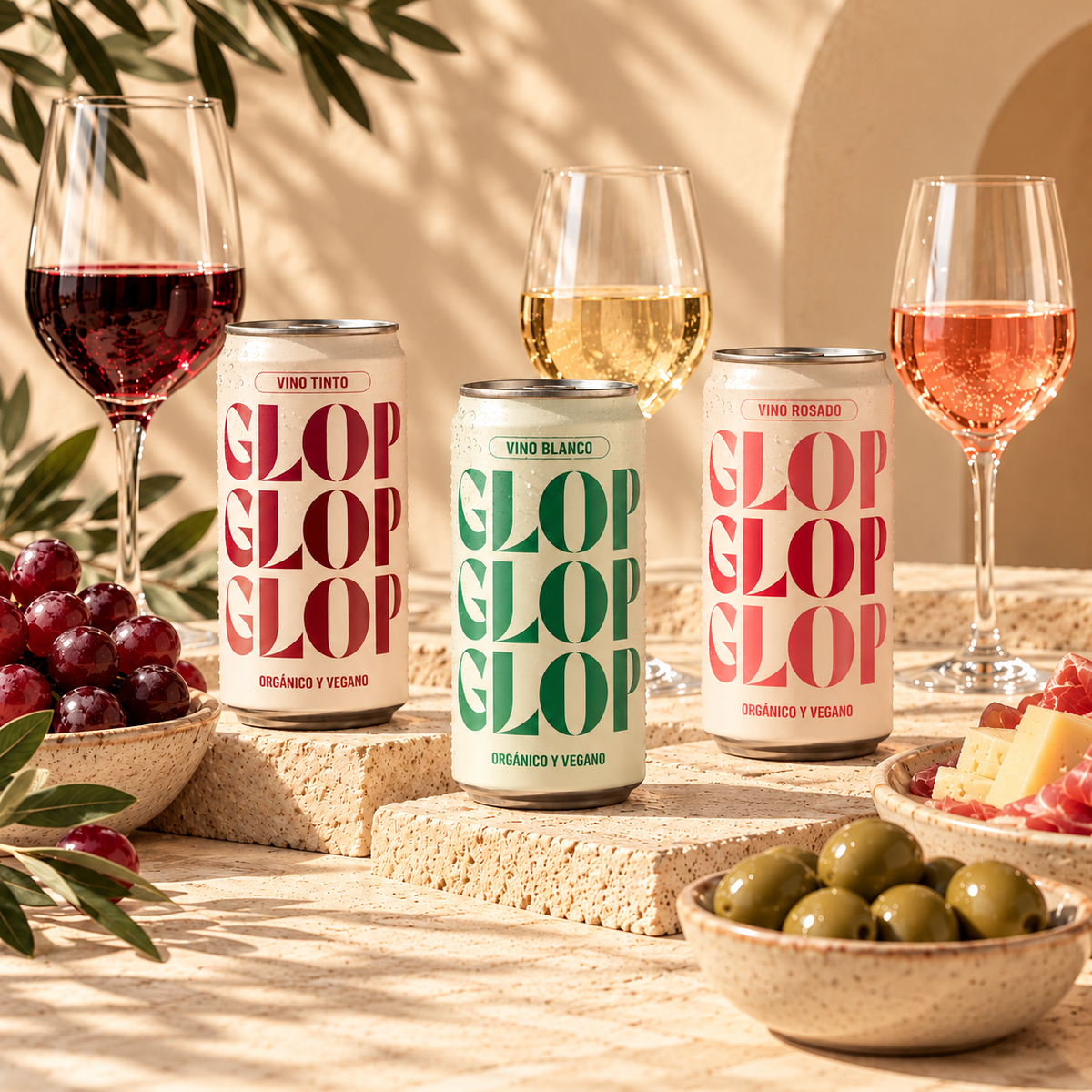 Pack 4 Latas Vino Rosado Eco Vegano Lata 250ml_2