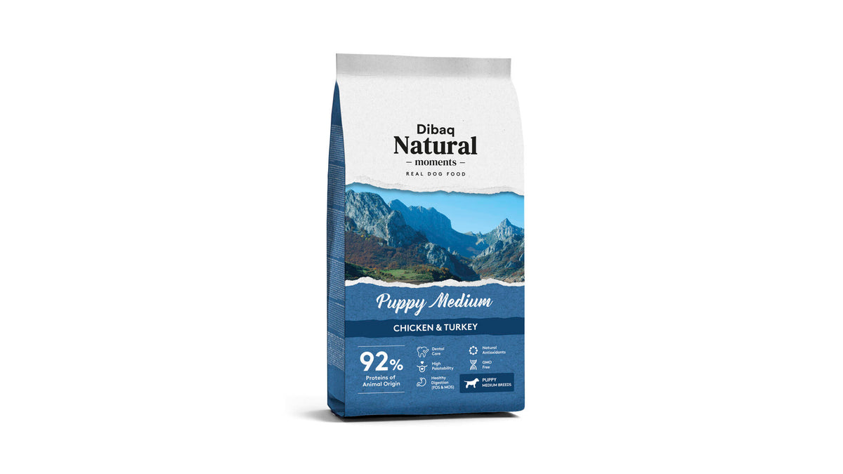 Dibaq Natural Moments Puppy Medium 15 Kg_0