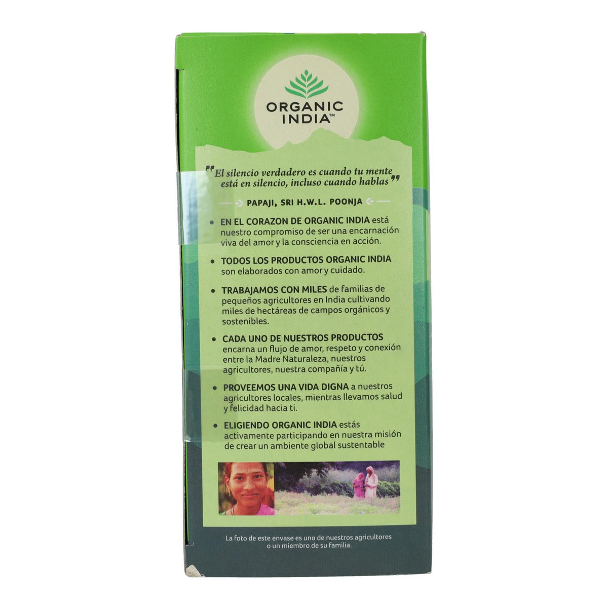 Tulsi original Organic India 25 bolsitas