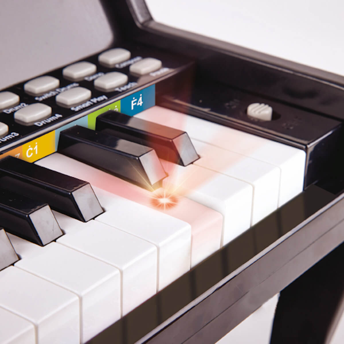 Piano Luminoso Learn With Lights Hape Negro_3