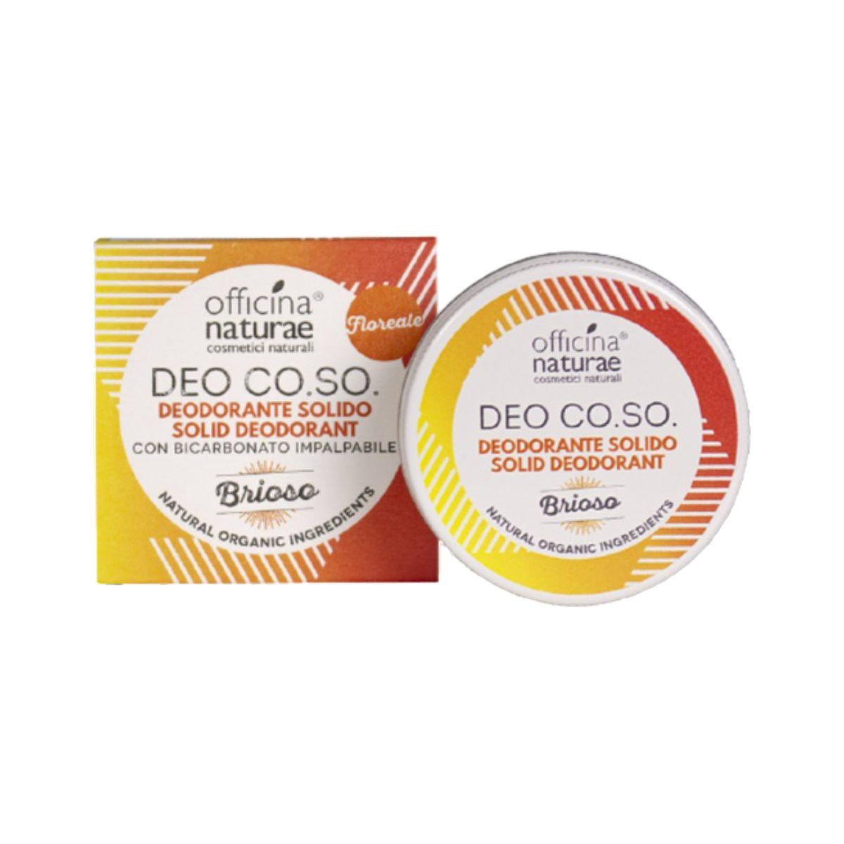 Desodorante Sólido Brioso CO.SO. 50 ml Vegan Ecologico