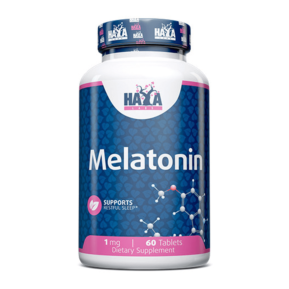 Melatonina 1mg - 60 Tabletas - Mejora Del Sueño - Haya Labs_0