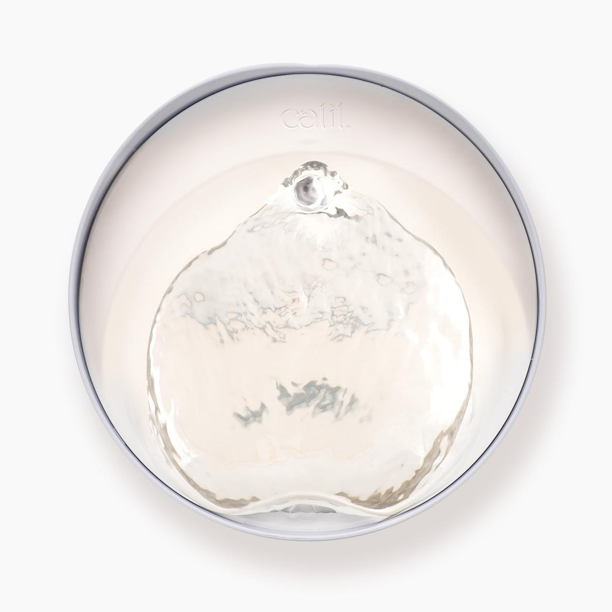 Fuente Bebedero para Gatos de Acero Inoxidable Blanca Catit PIXI 2,5 L