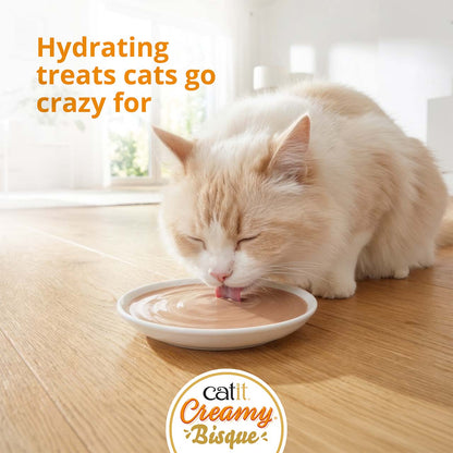 Sopa Cremosa para Gatos Creamy Bisque Pack Variado Catit 12 x 40 g
