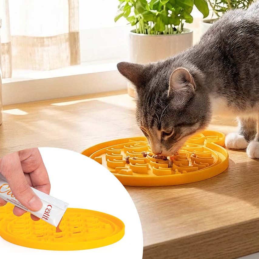 Snack Líquido para Gatos Senior Creamy Booster Atún Catit 4 x 10 g