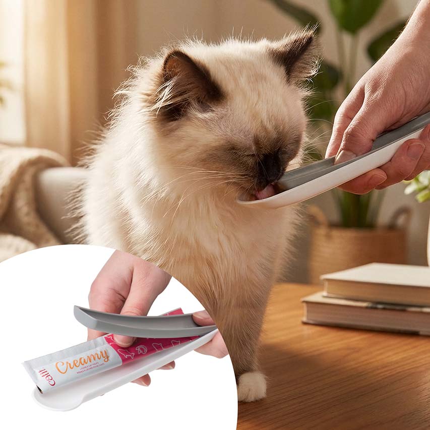 Snack Líquido para Gatos Senior Creamy Booster Atún Catit 4 x 10 g
