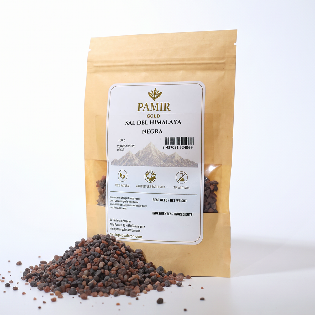 Sal negra Kala Namak del Himalaya 150 g - Pamir Gold_2