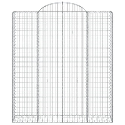 Cestas De Gaviones 6 Uds Forma De Arco Hierro 200x50x220/240 Cm_3