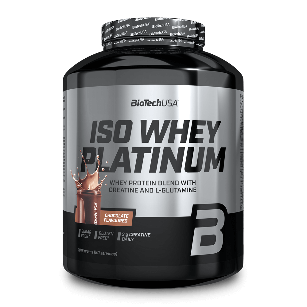 Iso Whey Platinum - 1816g - Chocolate - Proteína De Aislado De Suero Isolate - Biotech Usa_0