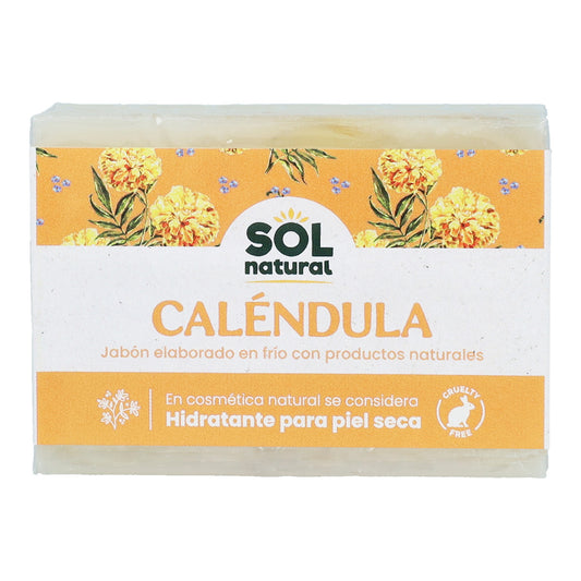 Jabón natural de caléndula Sol Natural 100 g