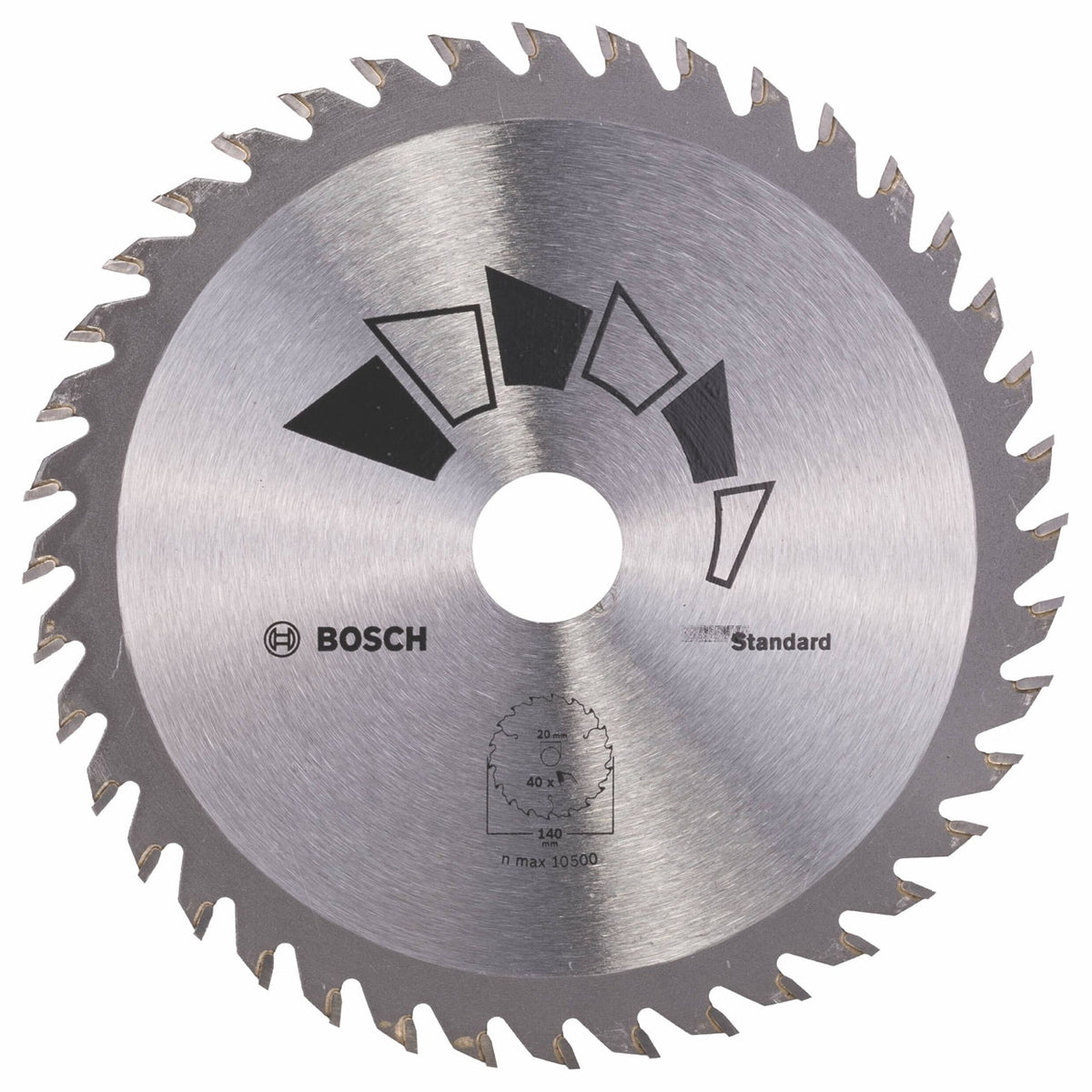 Disco estándar Bosch para sierra circular 140 x 20/12.7 mm 40 dientes