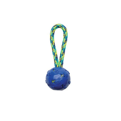Zeus Fitness TPR Pelota y Cuerda para Perros Tug 22cm