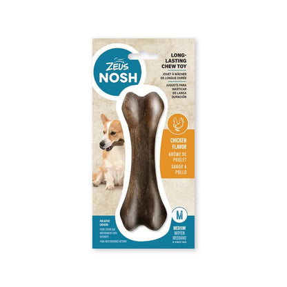 Nosh mordedor de Nylon Hueso sabor a Carne&amp;Queso Zeus L 18cm