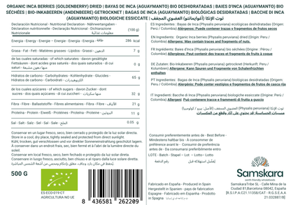 Bayas De Inca Bio - 1kg (2 X 500g Envases Retail) | Fruta Deshidratada Ecológica, Snack Vegano Natural_1