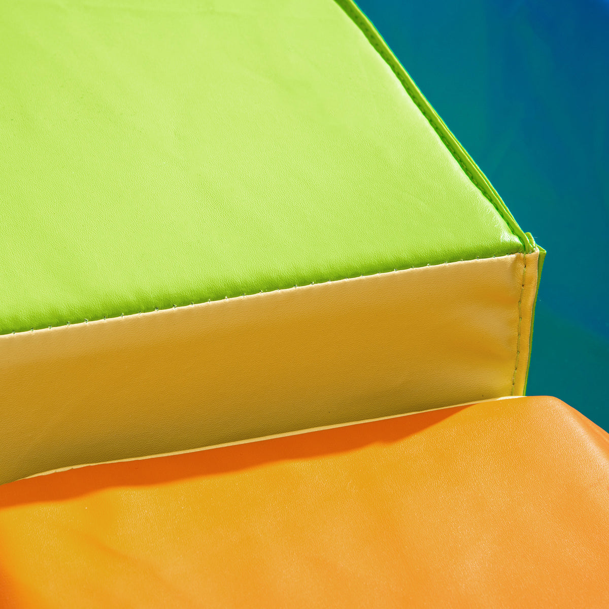 Bloques De Espuma Homcom Pu, Epe Multicolor 48x19x48 Cm_4