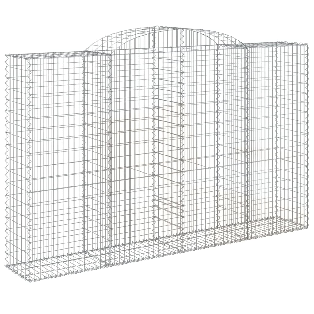 Cestas De Gaviones 10 Uds Forma De Arco Hierro 300x50x180/200cm_2