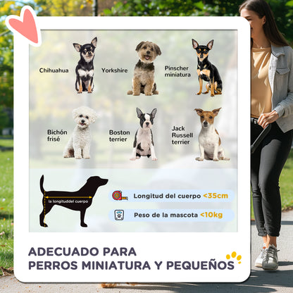 Pawhut Cochecito Mascotas Plegable Toldo Ajustable Tela Oxford 77x45x99,5cm Azul_3