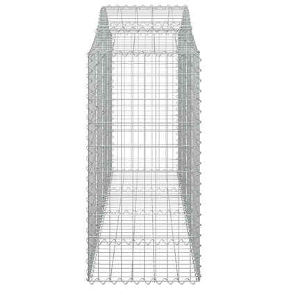 Cestas De Gaviones 3 Uds Forma De Arco Hierro 200x50x120/140 Cm_4