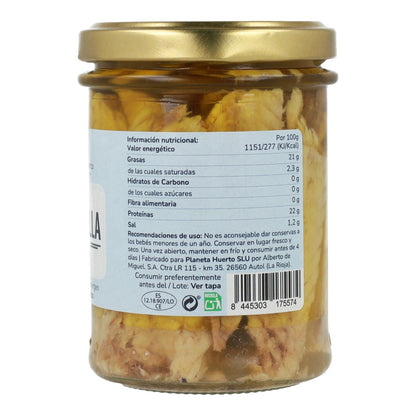 Pack Melva, Caballa, Bonito y Sardinas en aceite de oliva virgen ECO, Planeta Huerto
