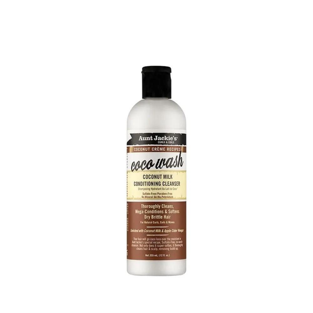 Co-wash Coconut Creme Coco Wash Aunt Jackie's 355ml_0