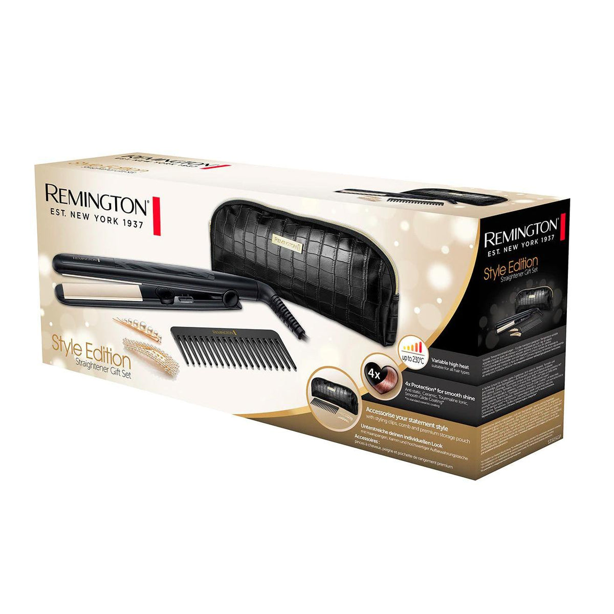 Set regalo Plancha de pelo Style Edition Remington + Accesorios