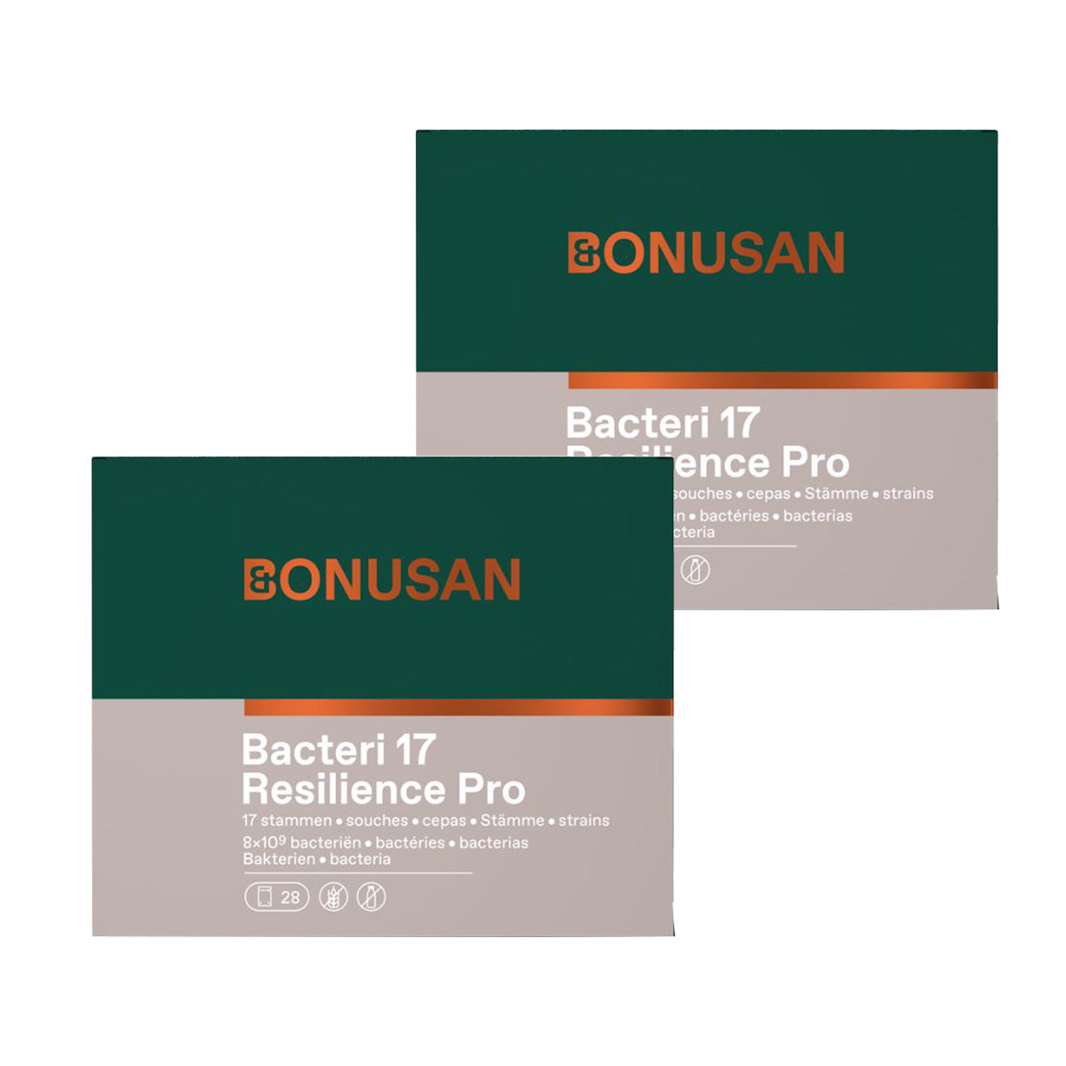 Pack 2 x Bacteri 17 Expert Resilience Bonusan 28 Sobres