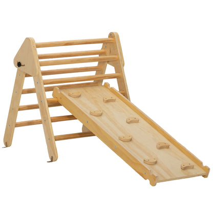 Triángulo De Escalada Aiyaplay Madera De Pino Multilaminada Madera Natural 147x64.5x59 Cm 331-064v00nd_0