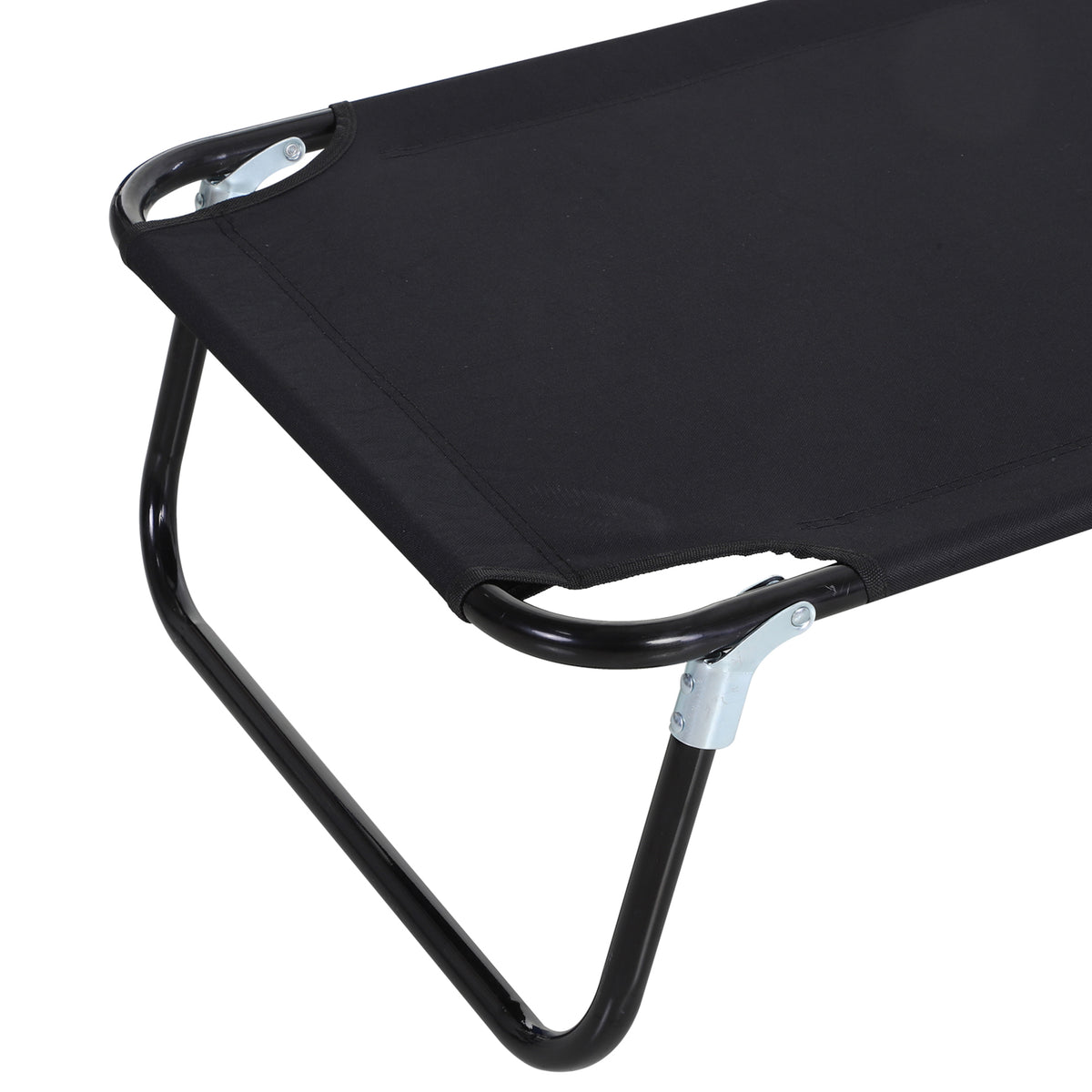 Tumbona Reclinable Plegable Para Exterior Outsunny 190x56x28 Cm Negro_5