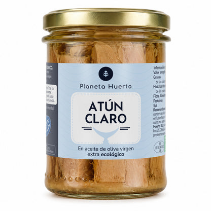 Pack 3x Atún claro MSC en aceite de oliva virgen extra ECO Planeta Huerto 200 g
