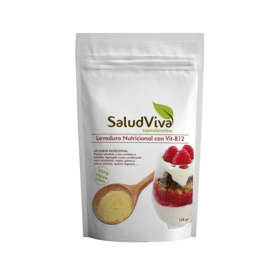 Levadura nutricional en polvo con Vit B12 Salud Viva, 125 g