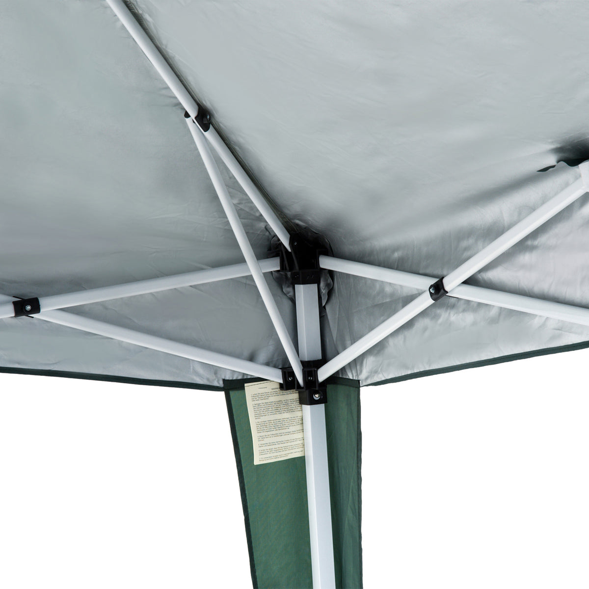 Outsunny Carpa Plegable 2,4x2,4m De Jardín Diseño Pop Up Cenador De Acero Y Tela_4